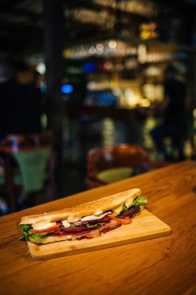 맛있는 샌드위치의 선택적 — 스톡 사진