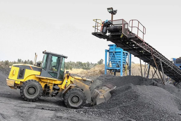 Local Industrial Mineração Carvão África Sul — Fotografia de Stock