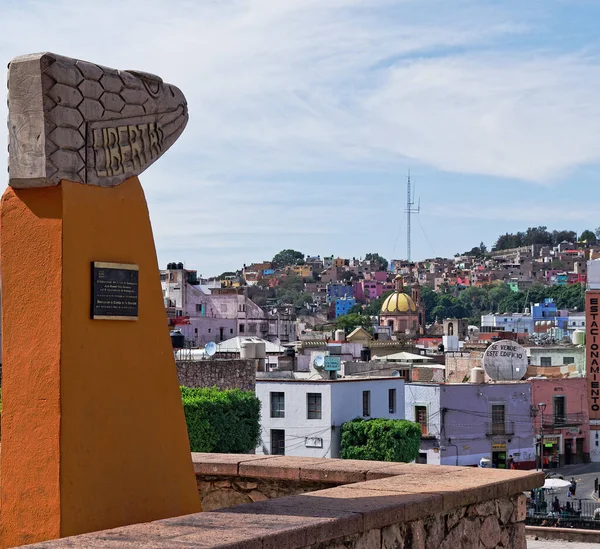 Hermoso Plano Del Paisaje Urbano Antigua Ciudad Histórica Guanajuato México — Foto de Stock