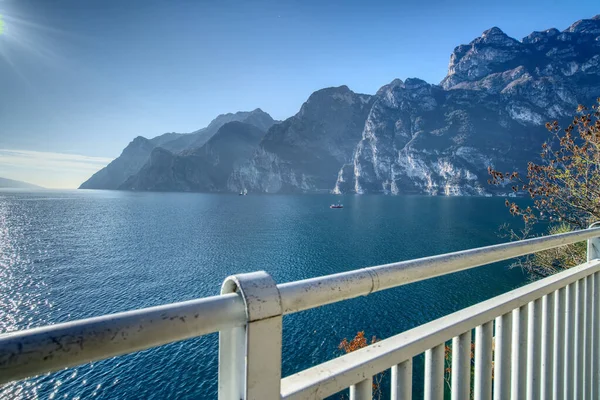 Ein Schöner Blick Auf Den Gardasee Norditalien — Stockfoto