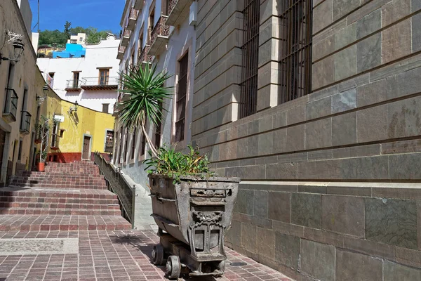 Bâtiments Colorés Dans Vieille Ville Historique Guanajuato Mexique — Photo