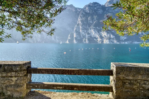 Vacker Bild Lago Garda Gardasjön Norra Italien — Stockfoto