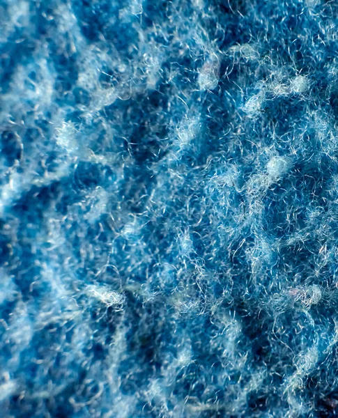 Vertical Closeup Shot Blue Fuzzy Surface — Stock Photo, Image