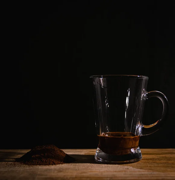 Una Toma Del Proceso Hacer Café — Foto de Stock