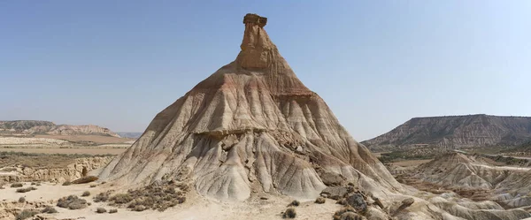 Paesaggio Formazioni Rocciose Deserto Bardenas Castildetierra Spagna — Foto Stock