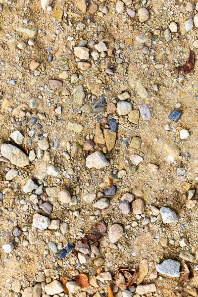 Ein Blick Von Oben Auf Den Mit Kleinen Steinen Bedeckten — Stockfoto