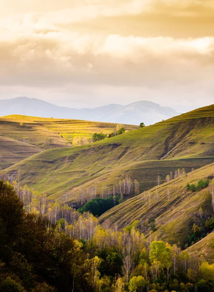 Eine Wunderschöne Landschaft Mit Dem Berühmten Apuseni Gebirge Rumänien Unter — Stockfoto