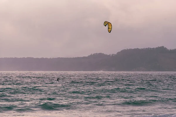 Cangas Spain Nov 2020 November Deportistas Practicando Cesurf Una Playa — 스톡 사진