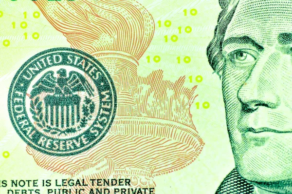 Шаблон United States Dollar Banknote Usd Currency Usa — стокове фото