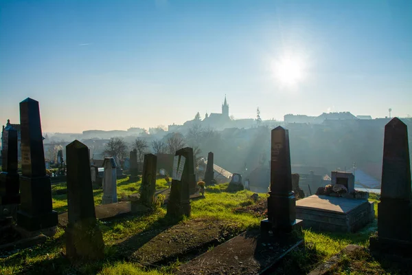 Reghin Roumanie Nov 2020 Cimetière Évangélique Ville Reghin Roumanie — Photo