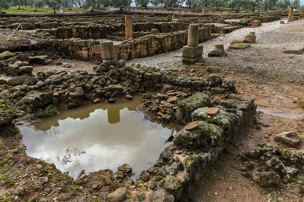 Las Ruinas Romanas Caparra Extremadura España — Foto de Stock