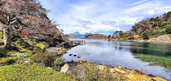 Beautiful Horizontal Shot Lake — Stock Photo, Image