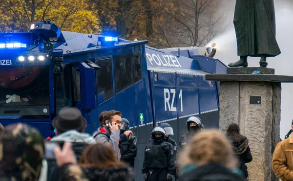 Berlin Deutschland November 2020 Berlin Deutschland 2020 Demonstration Berlin Mit — Stockfoto