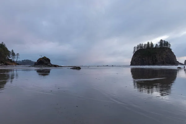 Olimpiyat Ulusal Parkı Washington Kinci Sahilde Manzaralı Bir Gün Batımı — Stok fotoğraf