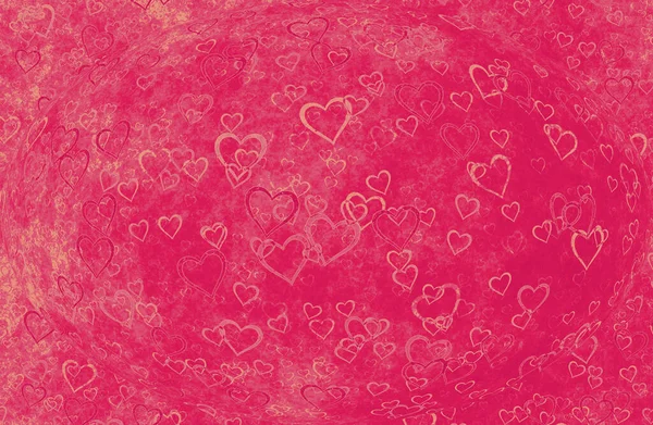 Fondo Rosa Romántico Con Corazones Para Fondos Pantalla — Foto de Stock