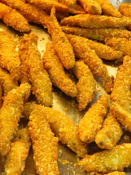 Vertical Shot Fried Chicken Sticks — Stock Photo, Image