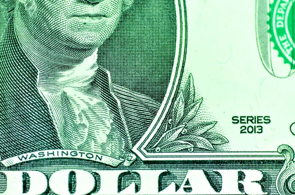Κλείσιμο Τραπεζογραμματίου Δολαρίου Ηνωμένων Πολιτειών Αμερικής Δολάριο Ηπα Ηπα — Φωτογραφία Αρχείου