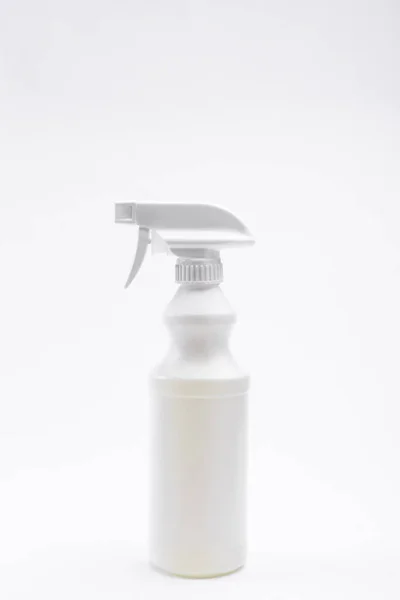 Vertical Shot Sanitizing Spray White Background — Stock Photo, Image