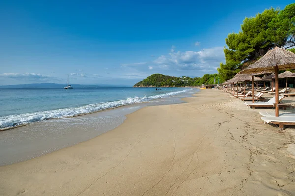 Playa Koukounaries Isla Skiathos Grecia — Foto de Stock