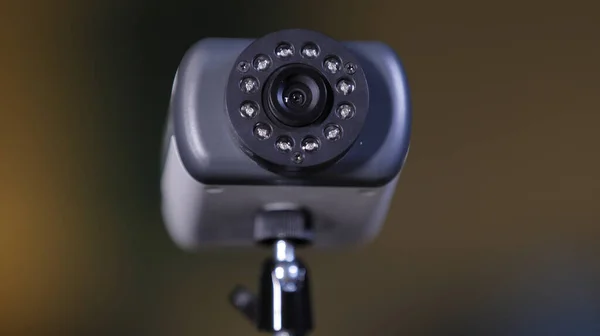 Cctv Kamera Zur Überwachung Nahaufnahme Der Überwachungskamera — Stockfoto
