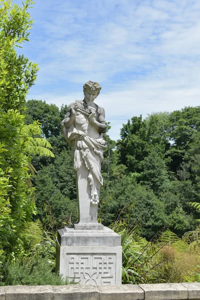 Hamilton Nuova Zelanda 2020 Veduta Della Statua Pan Nel Giardino — Foto Stock