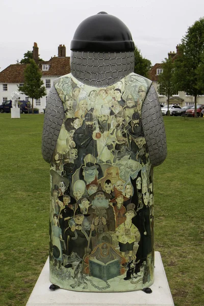Salisbury Verenigd Koninkrijk Aug 2015 Discworld Knight Van Paul Kidby — Stockfoto