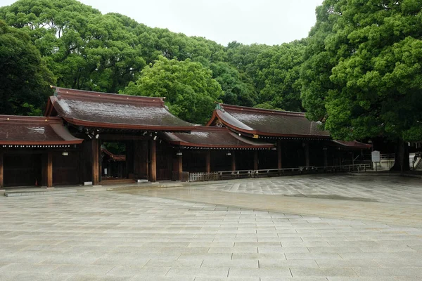 Utsikt Över Meiji Helgedomen Tokyo Japan — Stockfoto