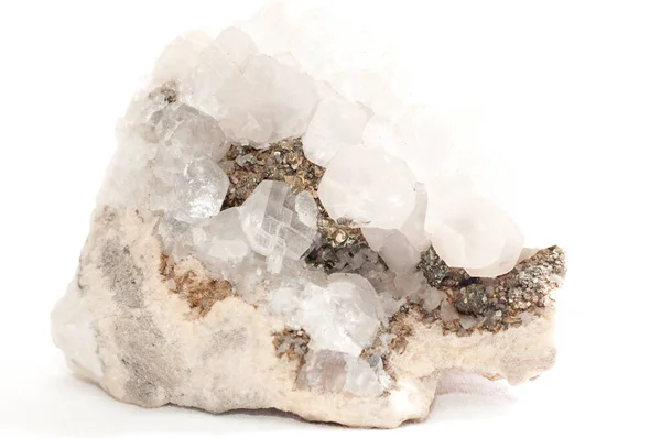 Muestra Mineral Cristal Calcita Una Piedra Gema Tierras Raras — Foto de Stock