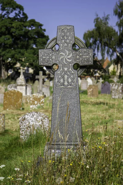 Olney Reino Unido Jul 2016 Cemitério Igreja São Pedro São — Fotografia de Stock