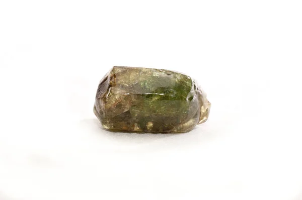 Grönaktig Kristall Apatit Mineralprov Vetenskap Geologi — Stockfoto
