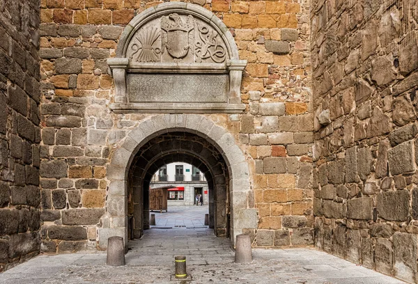 Primer Plano Puerta Puerta Del Alcázar Ávila España — Foto de Stock