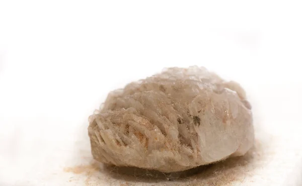 Cleavelandite Kristal Mineral Örneği Nadir Bulunan Bir Toprak Minerali — Stok fotoğraf