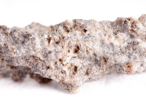 Fulgurite Mineral Formado Partir Materiais Fundidos Relâmpago — Fotografia de Stock