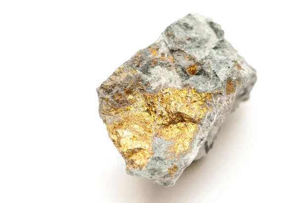 黄铁矿矿样及黄铁矿金铜 — 图库照片