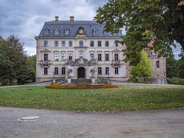 Vue Château Dans Parc Altdoebern — Photo