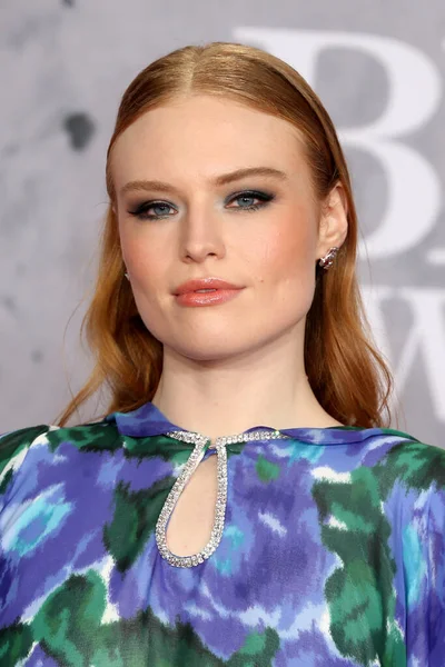 London United Kingdom Feb 2019 Freya Ridings Attends Brit Awards — Stock Photo, Image