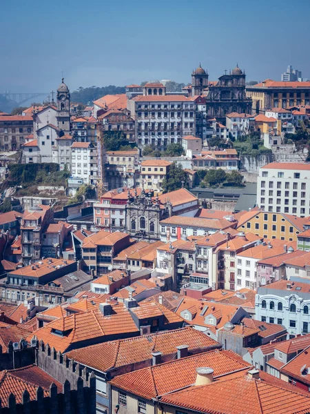 Porto Daki Çatı Kiremitinin Havadan Görünüşü — Stok fotoğraf