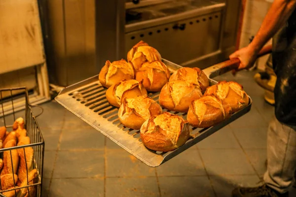 Вибірковий Фокус Свіжого Хліба — стокове фото