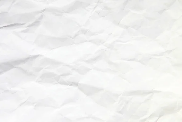 Tekstura Białego Kruszonego Papieru — Zdjęcie stockowe