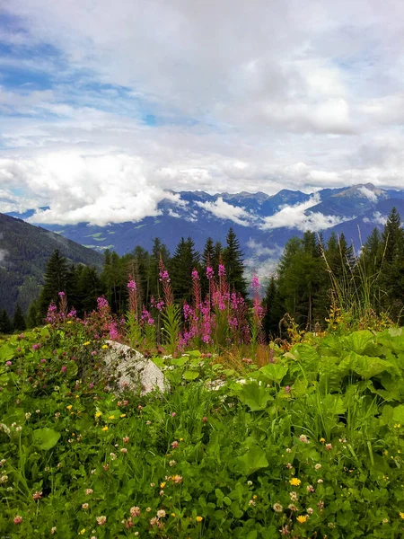 Una Vista Panorámica Desde Luson Tirol Del Sur —  Fotos de Stock