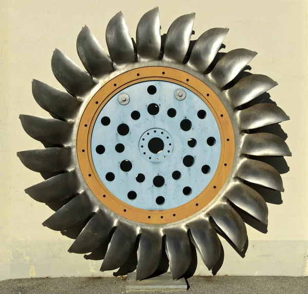 Πτερωτή Στροβίλου Υδροηλεκτρικής Μονάδας — Φωτογραφία Αρχείου