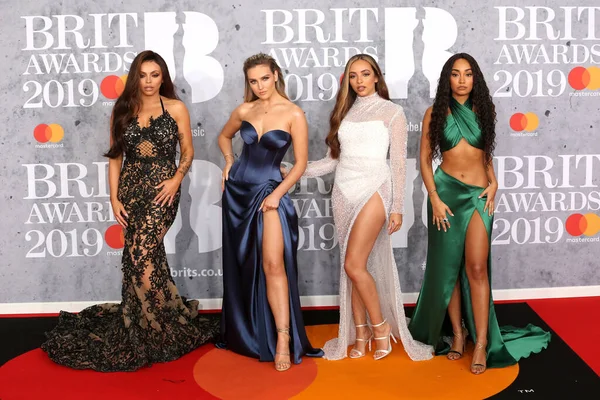 London United Kingdom Feb 2019 Little Mix Attends Brit Awards — Stock Photo, Image