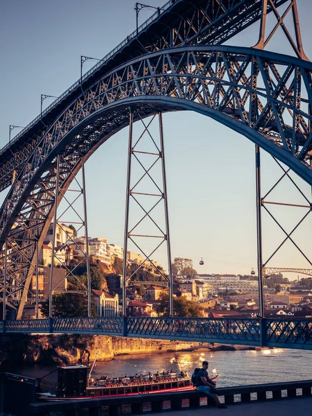 Krásný Záběr Slavného Mostu Portu — Stock fotografie