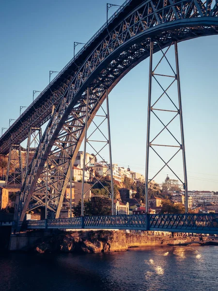 Uma Bela Foto Famosa Ponte Porto — Fotografia de Stock