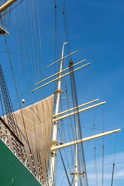 Hamburg Německo Srpen 2020 Rickmer Rickmers Stará Plachetnice Muzea Přístavu — Stock fotografie