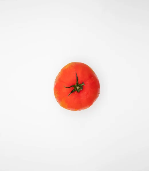 Une Tomate Rouge Tirée Abo — Photo