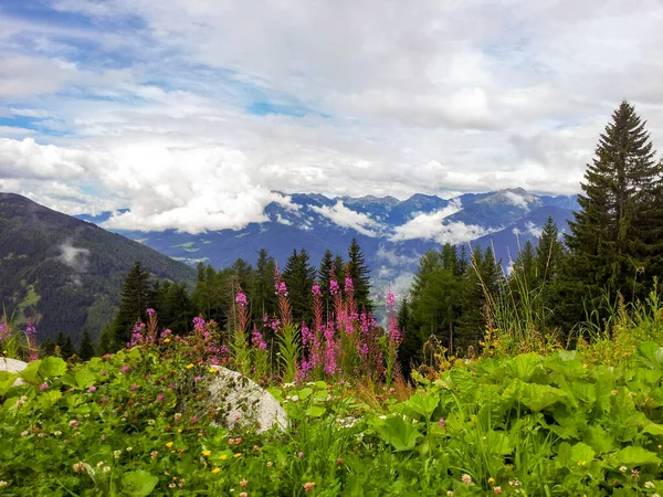 Una Vista Panorámica Desde Luson Tirol Del Sur —  Fotos de Stock