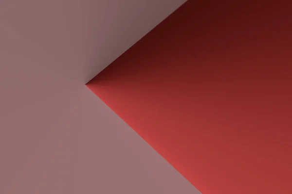 Fundo Rosa Vermelho Abstrato Com Parte Vermelha Tendo Uma Borda — Fotografia de Stock