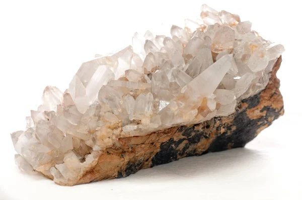 Muestra Mineral Cristal Heulandita Menudo Utilizada Como Piedra Curativa — Foto de Stock