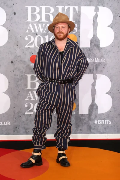 Londres Royaume Uni Février 2019 Leigh Francis Assiste Aux Brit — Photo